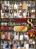 ラグジュアリーエロス 清楚で品良くセレブな熟女たち ナンパ中出し36人8時間BEST5  disk 1